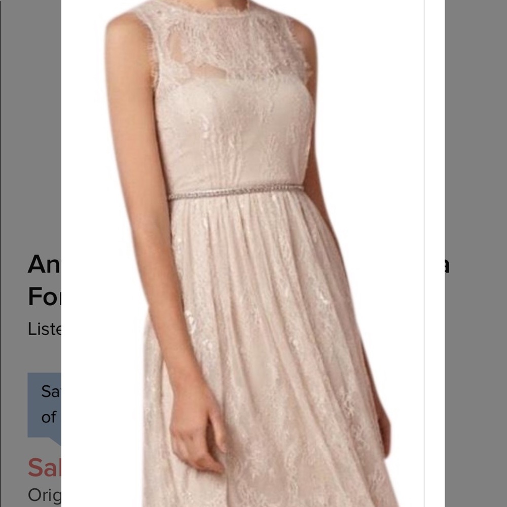 Hithero Cream Lace Dress size 6